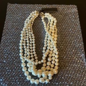 JCrew multi strand necklace, one size, NWT